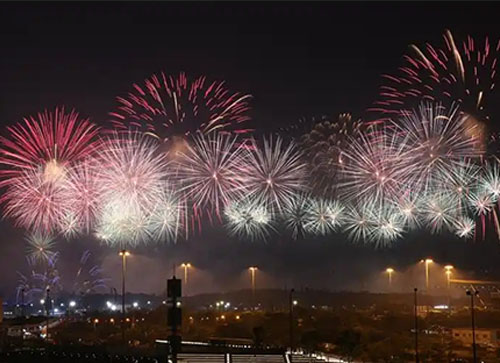 乡宁县焰火晚会